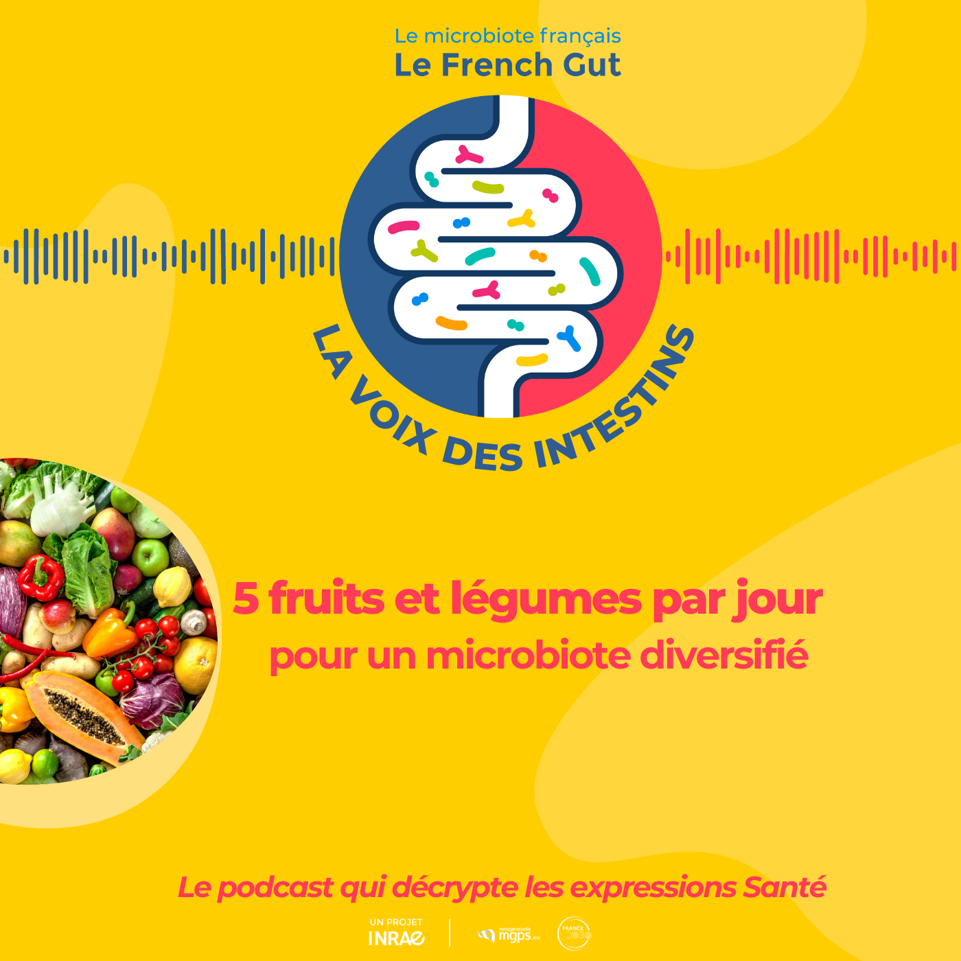 Podcast Le French Gut : « LA VOIX DES INTESTINS » EPISODE 1 – Manger 5 fruits et légumes par jour